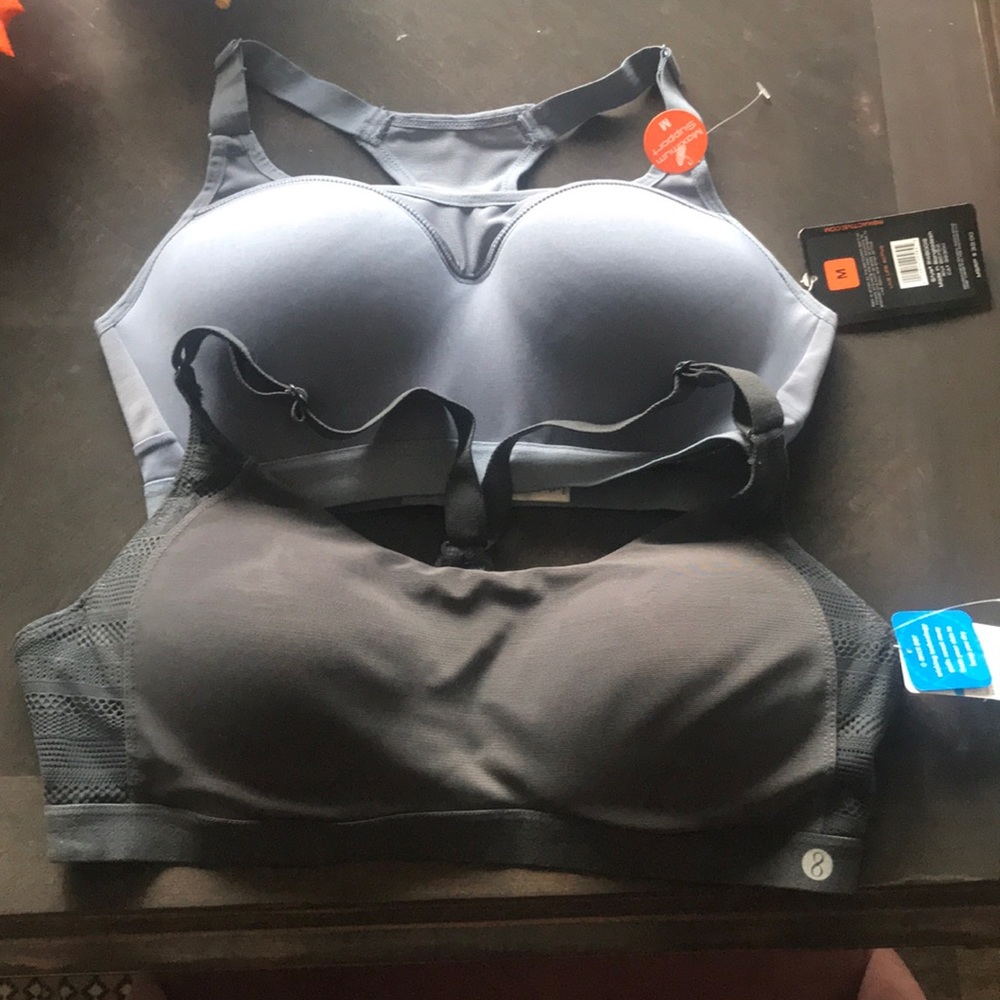 2 NWT size M sports bras
